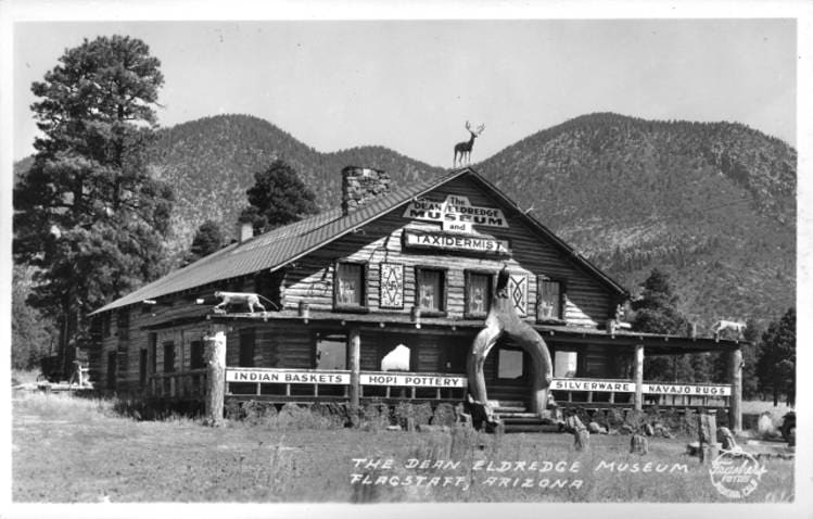 Vintage Burton Frasher photograph of the Museum Club, Flagstaff